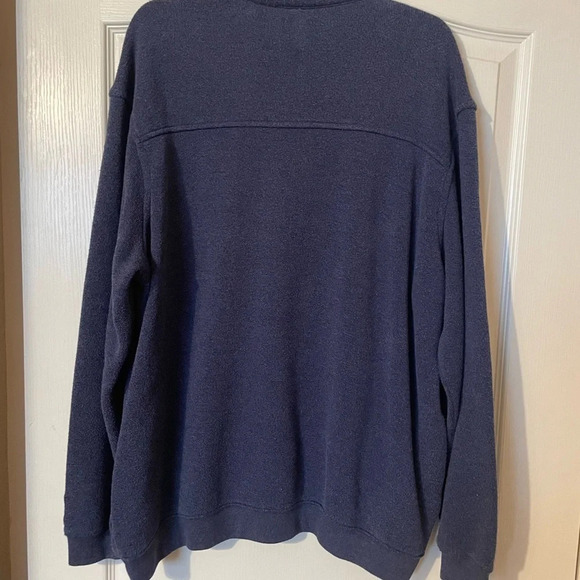 PGA TOUR Men’s Mock Neck 1/4 Zip Pullover Pockets Size XL Blue - Picture 4 of 6